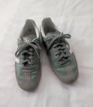 Adidas Samba Donna Silver Green