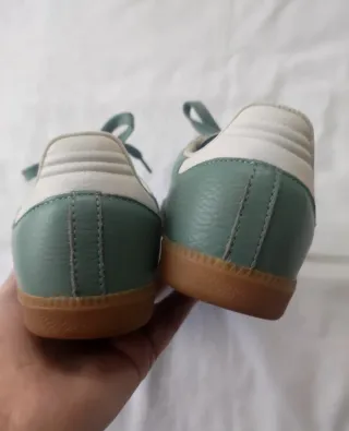 Adidas Samba Donna Silver Green