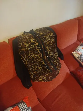 Camisa Leopardo Manga Larga