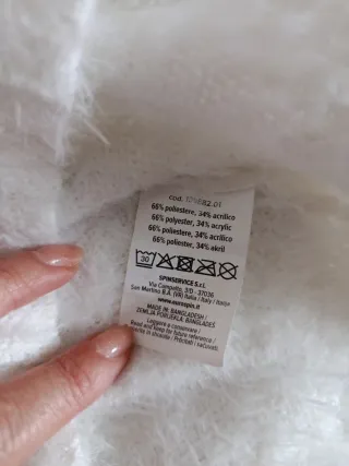 Maglione donna invernale bianco taglia unica