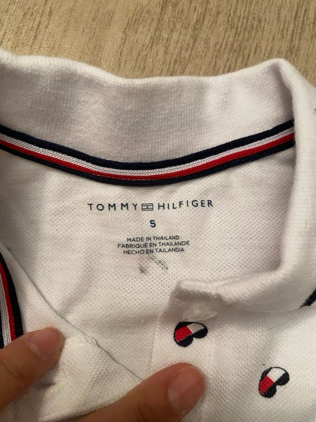 Conjunto Tommy Hilfiger niña blanco