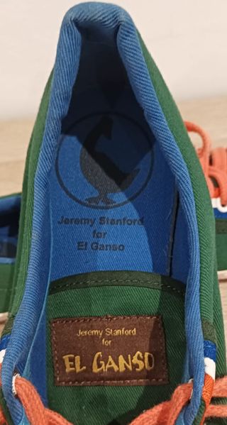 Zapatillas El Ganso Azul y Verde