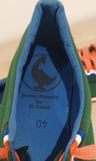 Zapatillas El Ganso Azul y Verde
