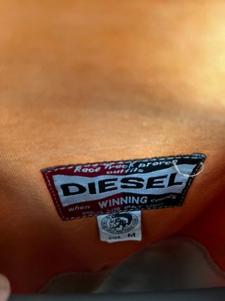 Chaqueta Tejana Vintage 90s Diesel Estampada M