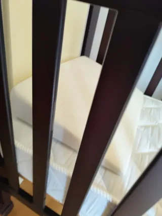 Cuna Trama Madera con Jirafa Medidor