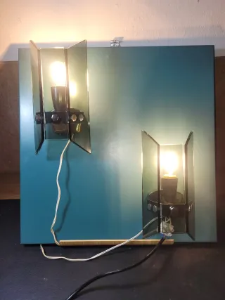 Set Applique Veca Murano anni '60 + console