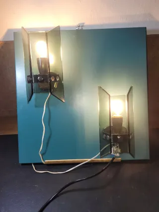 Set Applique Veca Murano anni '60 + console