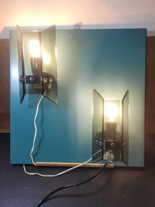 Set Applique Veca Murano anni '60 + console