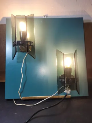 Set Applique Veca Murano anni '60 + console