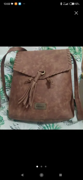 Mochila Misako Marrón