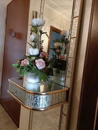 Specchiera da ingresso con cassetto