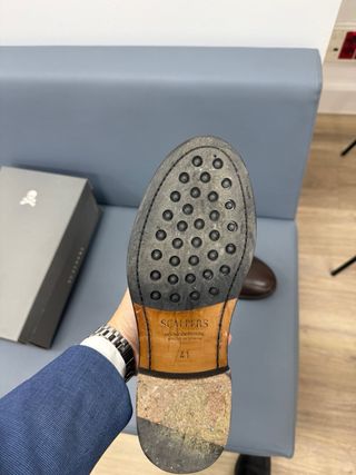 Zapatos Scalpers Marrones Piel