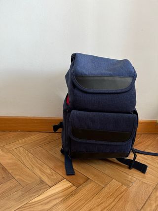 Zaino per fotocamera reflex blu