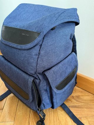 Zaino per fotocamera reflex blu