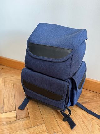 Zaino per fotocamera reflex blu