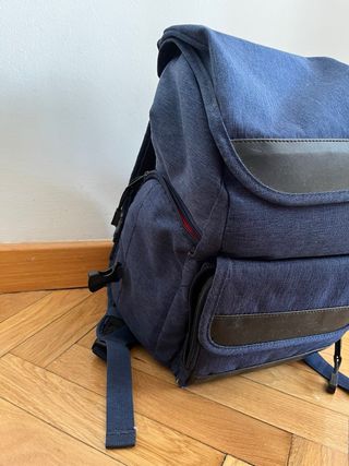 Zaino per fotocamera reflex blu