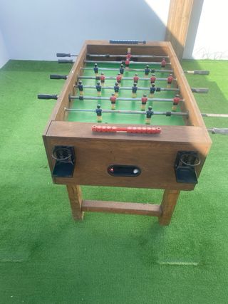 Futbolín madera maciza