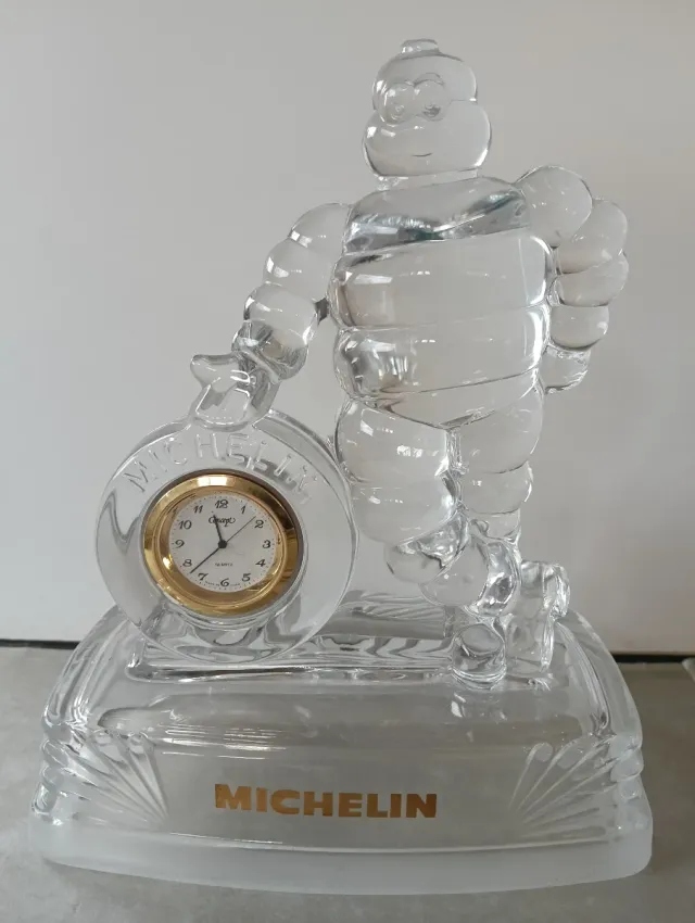 Reloj Bibendum Michelin de Cristal