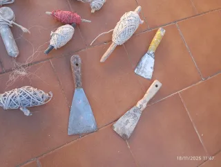 Plomos y cuerdas para pesca