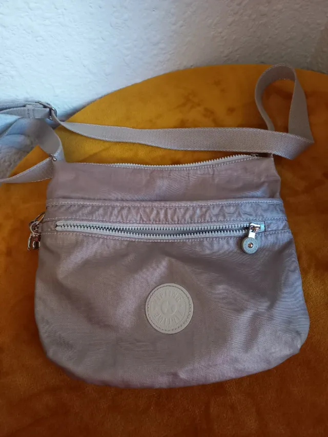 Bolso Kipling Gris/Plata