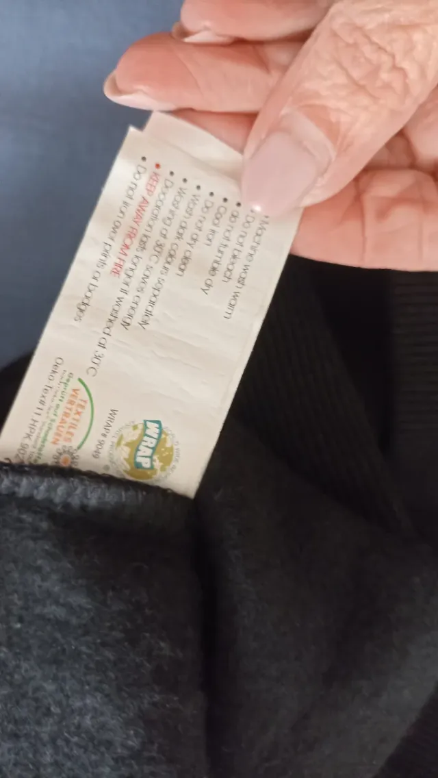 Felpa ragazzo nera con stampa