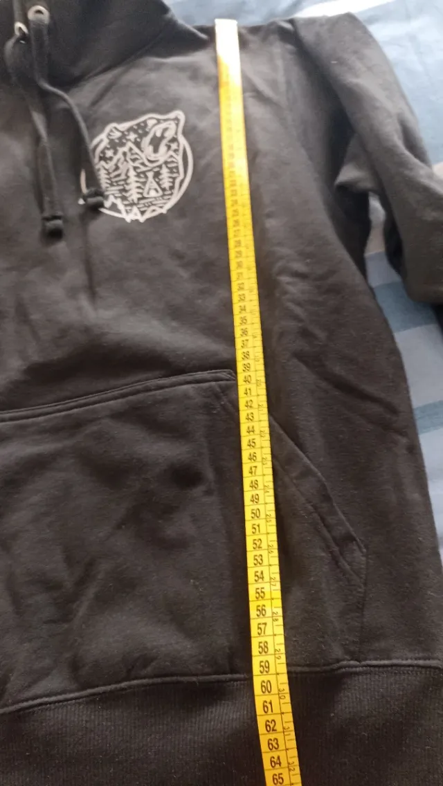 Felpa ragazzo nera con stampa