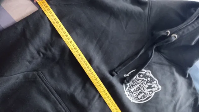 Felpa ragazzo nera con stampa