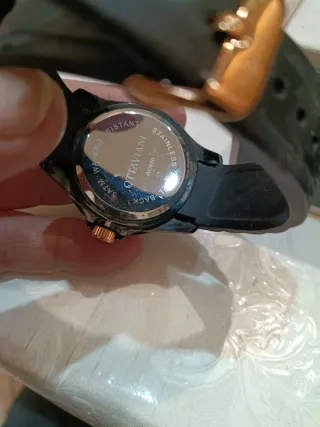 Orologio Ottaviani Uomo Nero e Oro