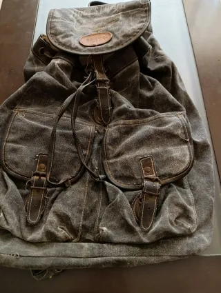 Mochila Vintage RODYS Gris Oscuro