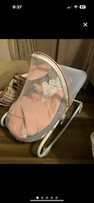 Hamaca para bebé con mosquitera