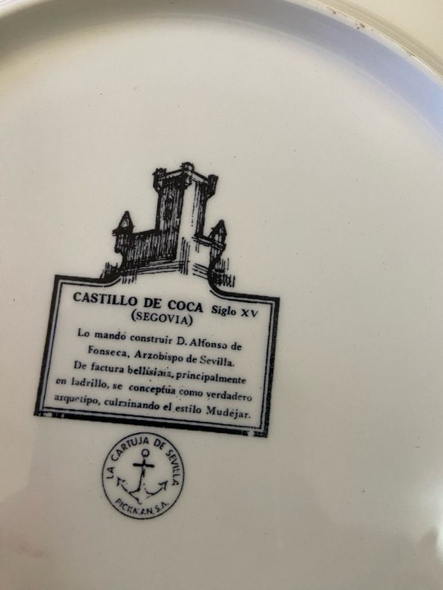 Platos La Cartuja de Sevilla (2 unidades)