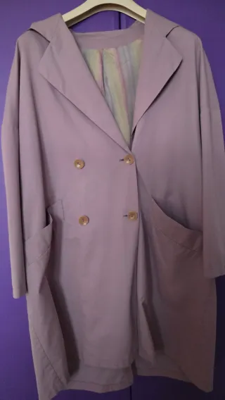 Trench donna lilla