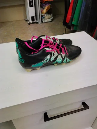 Zapatillas Fútbol Adidas Negro Verde