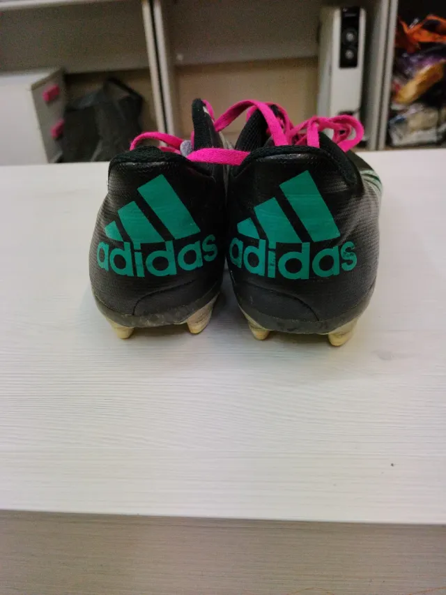 Zapatillas Fútbol Adidas Negro Verde