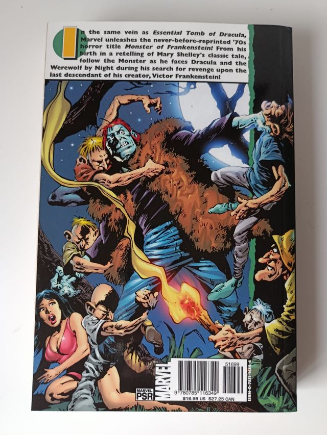 The Monster Of Frankenstein 1 Essential TPB Marvel