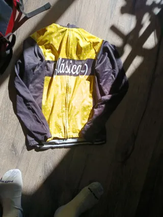 Maillot Ciclismo Invierno Amarillo