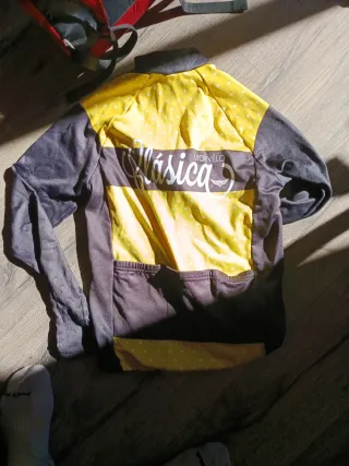 Maillot Ciclismo Invierno Amarillo