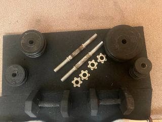 Barra Z, Mancuernas y Discos Gimnasio