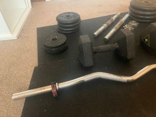 Barra Z, Mancuernas y Discos Gimnasio