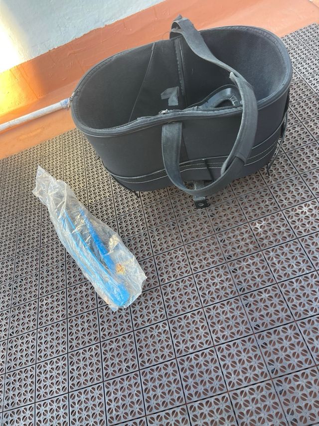 Cesta perro y guardabarros bici