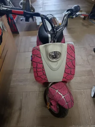 Moto Eléctrica Infantil Rosa