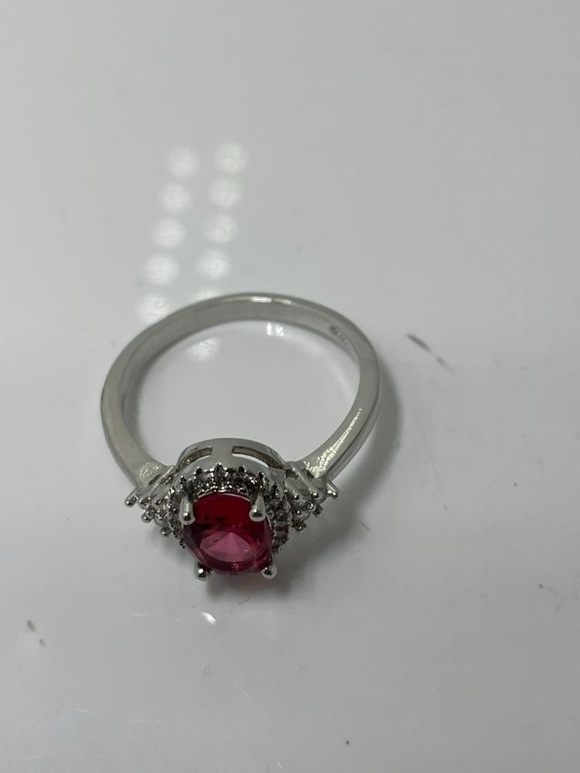 Anillo Plata Rosa Talla 17.3 mm