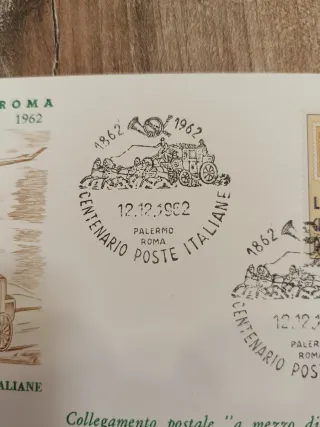 Buste Primo Giorno Cagliari-Roma 1962