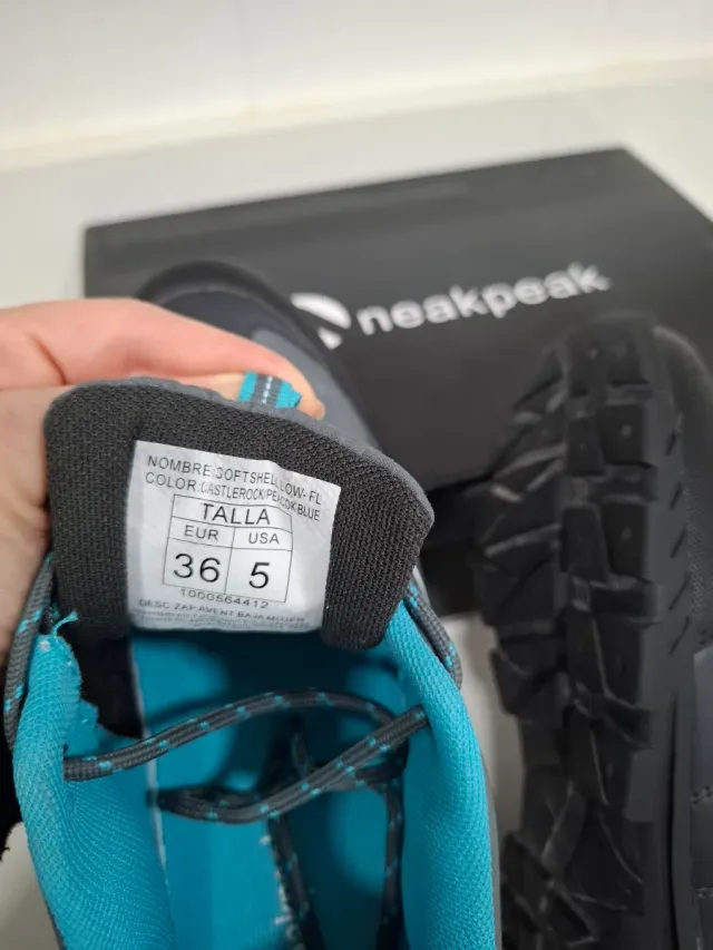 Zapatillas Neak Peak Softshell Low (Talla 36)