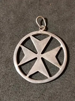 Colgante de Plata 925 Cruz de Malta