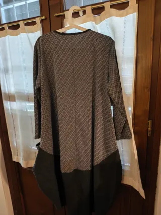 Abito invernale donna fantasia geometrica