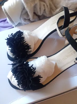 Sandalias Marlene Prieto piel  Talla 40