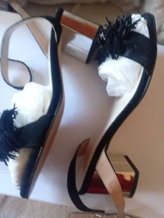 Sandalias Marlene Prieto piel  Talla 40