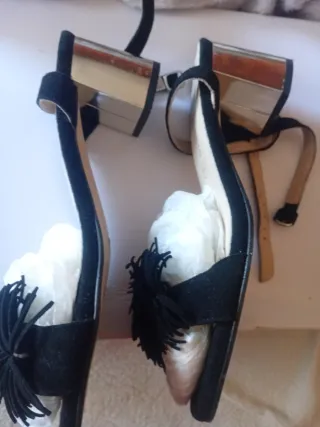 Sandalias Marlene Prieto piel  Talla 40