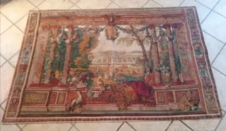 Arazzo tappeto francese tessuto